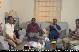 BRS MLC Tata Madhu Arrested Over Speaker Remarks