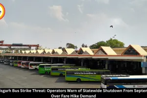 Chhattisgarh Bus Strike Threat: Operators Warn of Statewide Shutdown From September 22 Over Fare Hike Demand