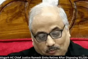 Chhattisgarh HC CJ Ramesh Sinha Retires After 50,228 Cases