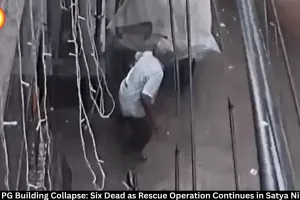  Delhi PG Building Collapse: 6 Dead, Rescue Continues