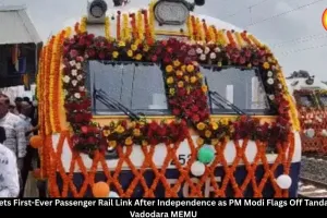 Dhar Gets First Train: Tanda Road-Vadodara MEMU Begins