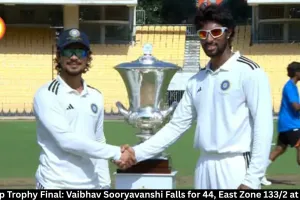 Duleep Trophy Final: Sooryavanshi Falls for 44