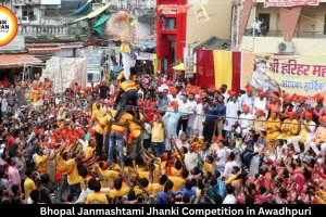 Bhopal Janmashtami Celebration: Awadhpuri Jhanki Competition Draws Crowds, Govind Dev Ji Tableau Preparations Continue