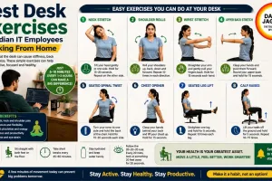 Best Desk Exercises for Indian IT Employees Working From Home
