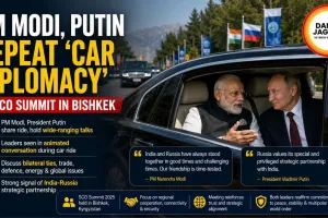 PM Modi, Putin Repeat ‘Car Diplomacy’ at SCO Summit in Bishkek