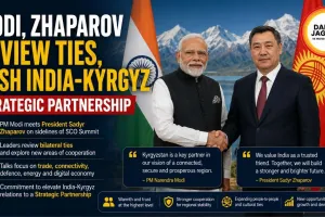 Modi, Zhaparov Review Ties, Push India-Kyrgyz Strategic Partnership