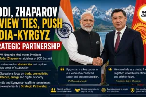 Modi, Zhaparov Review Ties, Push India-Kyrgyz Strategic Partnership