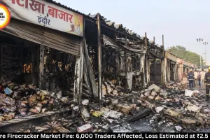 Indore Firecracker Market Fire Affects 6000 Traders