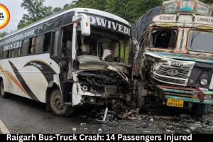 Raigarh Bus-Truck Collision: 14 Passengers Injured Near Tezpur, All Discharged After Treatment
