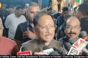 Jhiram Valley Case: CM Sai Questions Congress on Evidence