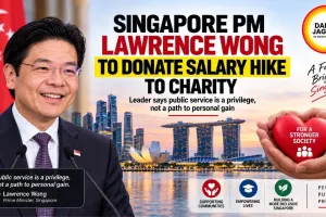 Singapore PM Lawrence Wong to Donate Salary Hike to Charity