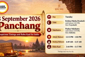 8 September 2026 Panchang: Auspicious Timings and Rahu Kaal for India
