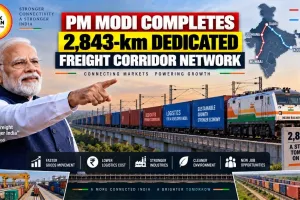 PM Modi Completes 2,843-km Dedicated Freight Corridor Network