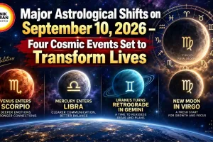 Major Astrological Shifts on September 10, 2026 – Four Cosmic Events Set to Transform Lives
