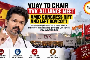 Vijay to Chair TVK Alliance Meet Amid Congress Rift and Left Boycott