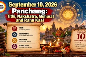 September 10, 2026 Panchang: Tithi, Nakshatra, Muhurat and Rahu Kaal