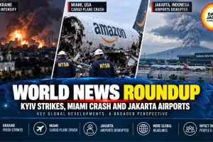 World News Roundup: Kyiv Strikes, Miami Crash and Jakarta Airports