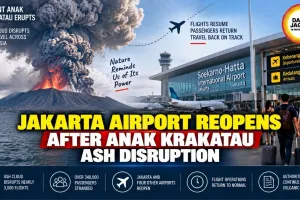 Jakarta Airport Reopens After Anak Krakatau Ash Disruption
