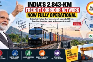 India’s 2,843-Km Freight Corridor Network Now Fully Operational