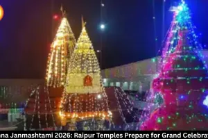  Krishna Janmashtami 2026: Raipur Temple Celebrations
