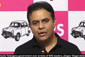  KTR Slams Telangana Govt Over BRS Leader Arrests