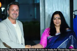 Xavier Bettel Arrives in India for Official Visit