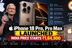 Apple iPhone 18 Pro, Pro Max Launched: India Price Starts ₹1,64,900