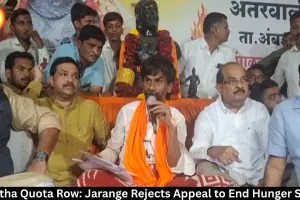  Maratha Quota Row: Jarange Rejects Appeal to End Fast