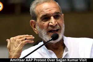 Amritsar: AAP Protests at Tarun Chugh’s Residence Over BJP MPs’ Visit to Sajjan Kumar’s House