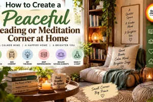 How to Create a Peaceful Reading or Meditation Corner at Home
