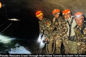 Nepal Floods: Rescue Teams Search Mud-Filled Tunnels