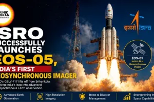 ISRO Successfully Launches EOS-05, India’s First Geosynchronous Imager