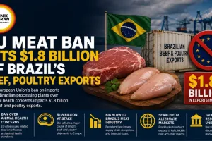 EU Meat Ban Hits $1.8 Billion of Brazil’s Beef, Poultry Exports