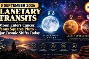 5 September 2026 Planetary Transits: Moon Enters Cancer, Venus Squares Pluto – Major Cosmic Shifts Today