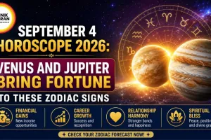 September 4 Horoscope 2026: Venus and Jupiter Bring Fortune to These Zodiac Signs