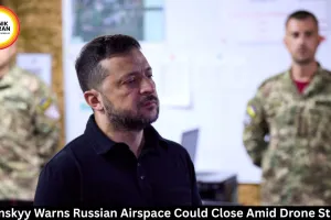 Zelenskyy Warns Russian Airspace Could Close Amid Drone Strikes