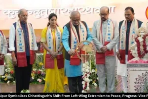 AIIMS Raipur Symbolises Chhattisgarh’s Shift From Left-Wing Extremism to Peace, Progress: Vice President