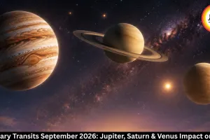Planetary Transits September 2026: Jupiter, Saturn & Venus Impact on India