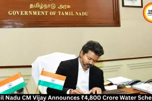 Tamil Nadu CM Vijay Announces ₹4,800 Crore Water Schemes