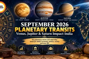 September 2026 Planetary Transits: Venus, Jupiter & Saturn Impact India