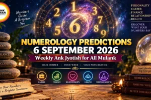 Numerology Predictions 6 September 2026: Weekly Ank Jyotish for All Mulank
