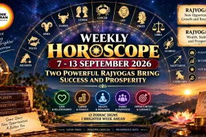 Weekly Horoscope 7-13 September 2026 – Two Powerful Rajyogas Bring Success and Prosperity