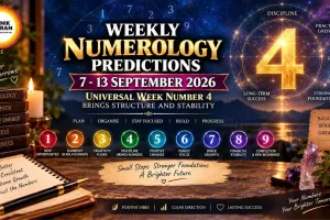 Weekly Numerology Predictions 7-13 September 2026 – Universal Week Number 4 Brings Structure and Stability