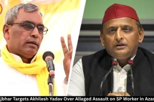  OP Rajbhar Targets Akhilesh Over SP Worker Assault Row