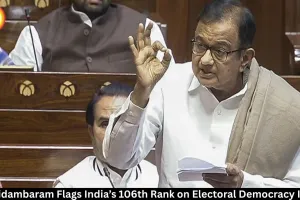 P Chidambaram Flags India’s 106th Democracy Rank