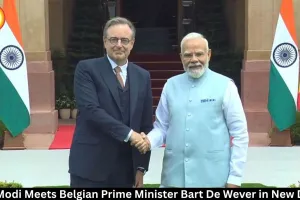 PM Modi Meets Belgian PM Bart De Wever in Delhi