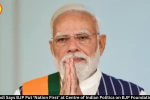 PM Modi Says BJP's Politics Is Guided by Nation First