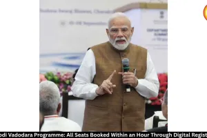  PM Modi Vadodara Event: Seats Booked in One Hour
