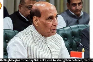 Rajnath Singh Begins 3-Day Sri Lanka Visit