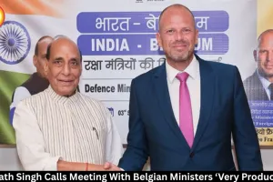 Rajnath Singh Calls Belgium Meeting ‘Very Productive’